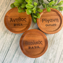 Load image into Gallery viewer, Engraved Spice Wooden Jar Lids©