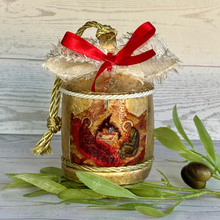 Load image into Gallery viewer, Antique Gold Christmas Bell