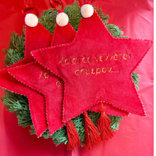 Load image into Gallery viewer, Velvet Star Ornament