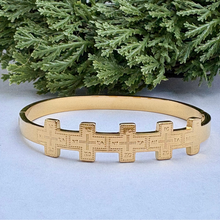 Load image into Gallery viewer, Cross Bangle Bracelet