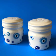 Load image into Gallery viewer, Salt and Pepper Set Evil Eye