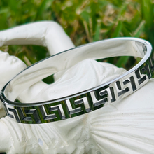 Load image into Gallery viewer, Μeander Bangle Bracelet
