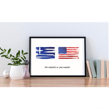 Load image into Gallery viewer, One Heart in Two Places Foil Print