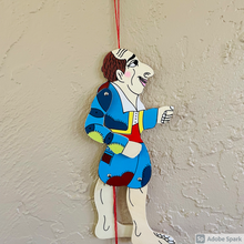 Load image into Gallery viewer, Wooden Toy Shadow Puppets (Karagiozis)