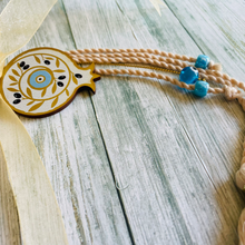 Load image into Gallery viewer, Blue & Gold Pomegranate Hanging Gouria