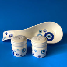Load image into Gallery viewer, Salt and Pepper Set Evil Eye