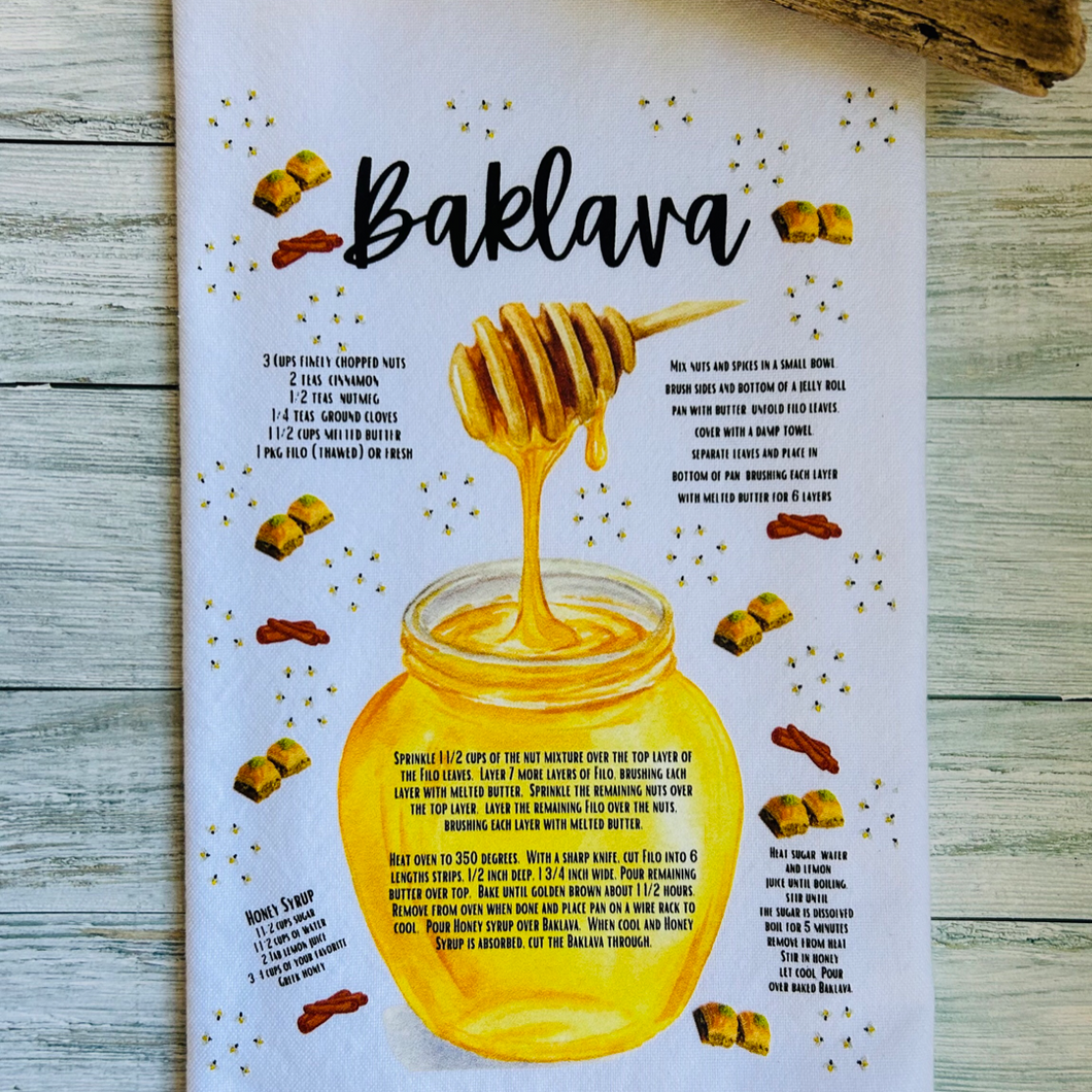 Baklava Recipe Towel