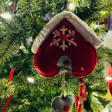Load image into Gallery viewer, Village House Christmas Ornament
