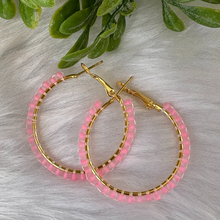 Load image into Gallery viewer, 18K Gold-Plated Hoops
