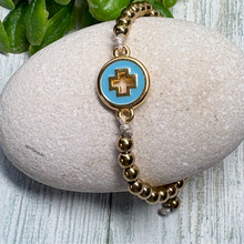 Load image into Gallery viewer, Open Cross Bracelet
