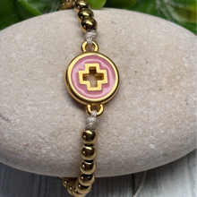 Load image into Gallery viewer, Open Cross Bracelet
