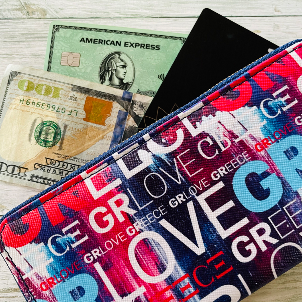 I Love Greece Wallet