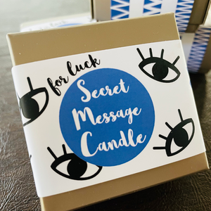 Secret Message Candle