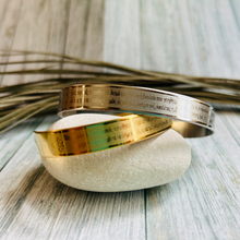 Load image into Gallery viewer, The Lord’s Prayer Cuff Bracelet

