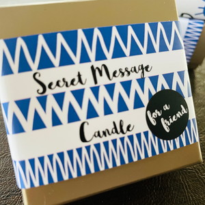 Secret Message Candle