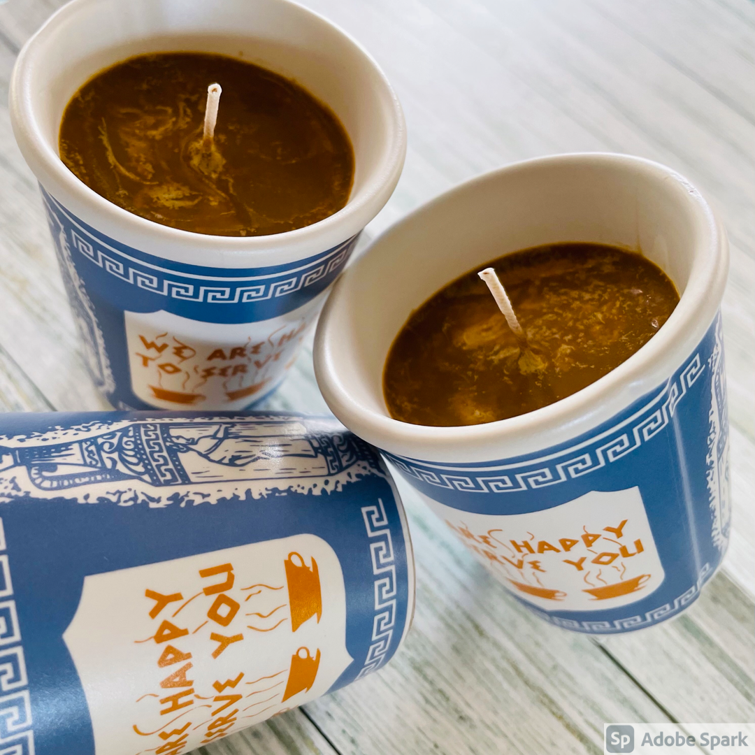 Greek Diner NY Coffee Cup Candle – YIAYIASMARKET