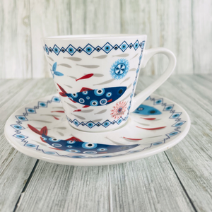 Espresso Cup and Saucer Sardine Collection