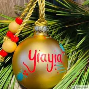 Christmas Ornamaments-Handpainted