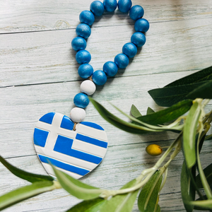 Hellenic Hearts Greek Flag Gouria
