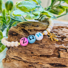 Load image into Gallery viewer, Greek Letters Name Bracelet
