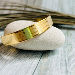 The Lord’s Prayer Cuff Bracelet