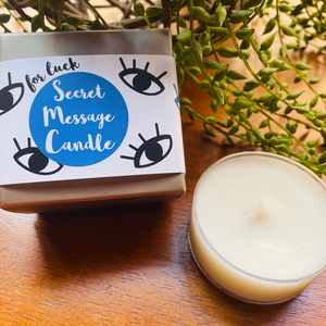 Secret Message Candle